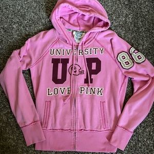 PINK zipper hoodie